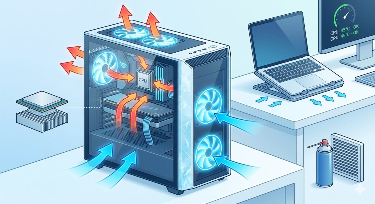 Comment éviter la surchauffe de votre PC : le guide essentiel de la ventilation
