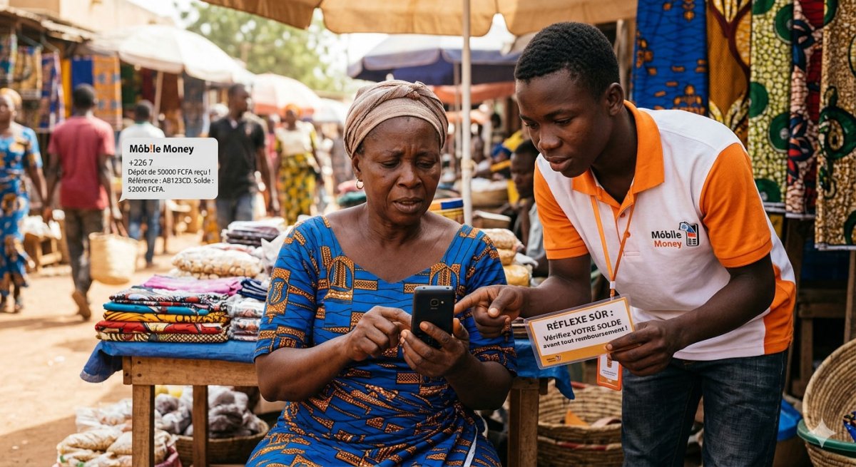 Comment reconnaître et déjouer une arnaque par SMS Mobile Money : le guide simple contre le faux dépôt