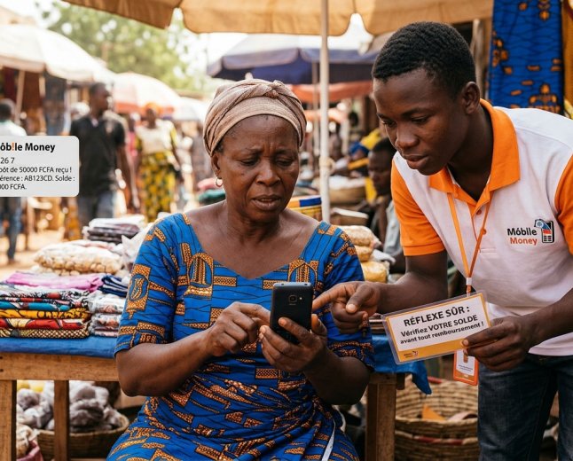 Comment reconnaître et déjouer une arnaque par SMS Mobile Money : le guide simple contre le faux dépôt