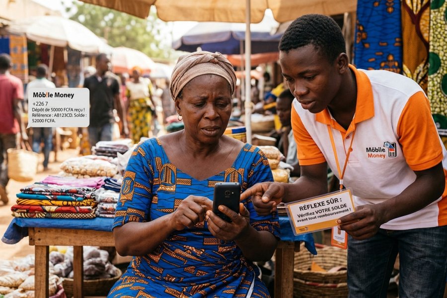Comment reconnaître et déjouer une arnaque par SMS Mobile Money : le guide simple contre le faux dépôt