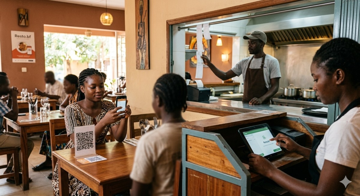 Resto.bf : modernisez votre restaurant avec des commandes QR simples, rapides et sans contact